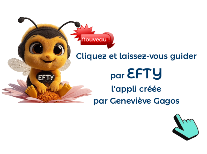 EFTY, l'appli EFT de Geneviève Gagos, pour vous accompagner dans vos auto-séances.